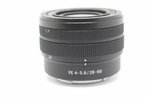 ■良品■ソニー SONY FE 28-60mm F4-5.6 SEL2860 標準ズームレンズ フルサイズ Eマウント Lens #Z3374_画像4