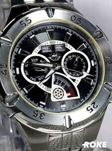 新品 正規品 ドミニク DOMINIC 自動巻き 腕時計 オートマティック カレンダー ステンレス アンティーク コレクション ブラック プレゼント