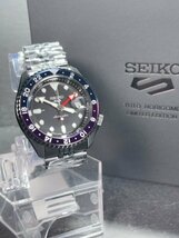 堀米雄斗 コラボレーション 限定モデル 新品 セイコー SEIKO5 セイコー5スポーツ メンズ 腕時計 SBSC015 メカニカル 自動巻き GMT 日本製_画像3