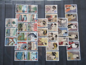 fu... Edo name .... ukiyoe si- Lee z various 33 kind all used 