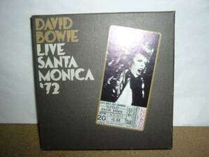 名手故Mick Ronson等在籍時 グラム期の貴重なライヴ録音「David Bowie Live Santa Monica’72」リマスター特別仕様BOX 国内仕様輸入盤中古