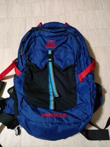 　チャムス(CHUMS) リュックサック 25L スプリングデール25 CH60-2216 日帰り登山 バックパック アウトドア レインカバー付き