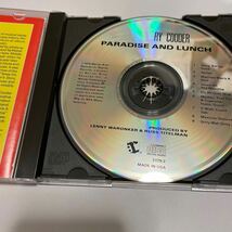 US盤CD Ry Cooder「Paradise And Lunch」 輸入盤_画像3