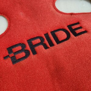 【送料無料】① 赤 BRIDE ブリッド バックレストカバー バックプロテクター フルバケの画像3