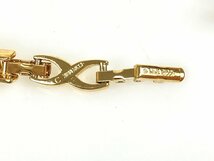 ニナリッチ　NINA RICCI　リボン　デザイン　ネックレス　チョーカー　幅1cm　ゴールドカラー　YAS-11039_画像9