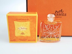 未使用　エルメス　HERMES　ヴァンキャトル・フォーブル オレンジボックス セット　オードトワレ 7.5ml／パルファムソープ 25g　YK-5787