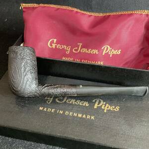 34　パイプ　Geong Jensen Pipes　箱入り　アンティーク　ヴィンテージ　タバコ　喫煙具　煙管【送料出品者負担・2000円スタート】