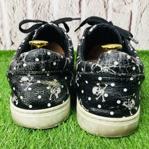 【美品】DOLCE&GABBANA ダメージ加工 レザースニーカー 25.5相当_画像7