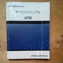 ホンダVTR 250サービスマニュアル_画像1