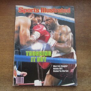 2403MK●洋雑誌「sports illustrated」1983.11.21●ピッツバーグ・スティーラーズ/マービン・ハグラーvsロベルト・デュランの画像1