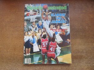 2403MK●洋雑誌「sports illustrated」1984.4.9●NCAAファイナルズ/ゾーラ・バッド/アンドレア・イエガー/チック・ハーン●難あり