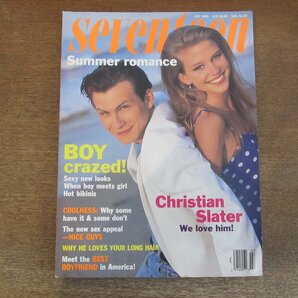 2403MK●洋雑誌「seventeen」1991.7●クリスチャン・スレーター/ララ・フリン・ボイル/ファッション/水着/夏の美容の画像1