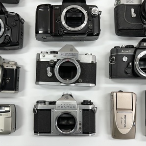 [同梱不可]【24点】Nikon Canon PENTAX 他 フィルムカメラ ボディ ジャンク品 部品取り用 まとめ売り■23279の画像4