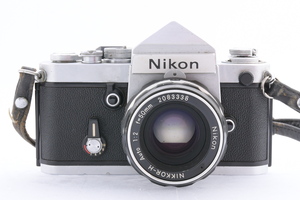 Nikon F2 アイレベル 715万台 + 非AI NIKKOR-H Auto 50mm F2 ニコン フィルムカメラ レンズ