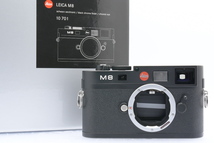 美品 Leica M8 ブラッククローム 10701 ボディ + ハンドグリップ 14471 ライカ デジタルカメラ 箱 説明書付_画像1