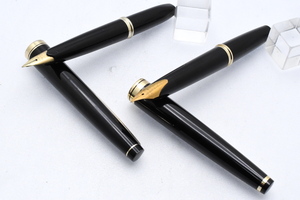 PILOT パイロット Elite 14K SF 18K F カートリッジ 万年筆 2本セット ■22077