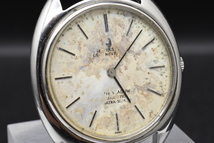 ジャンク UNIVERSAL GENEVE WHITE SHADOW ULTRA-SLIM ユニバーサルジュネーブ ホワイトシャドウ 白文字盤 手巻き ■22773_画像10