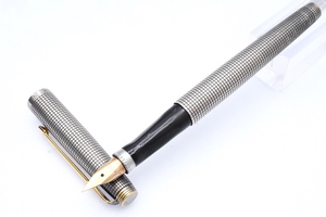 PARKER STERLING SILVER ペン先14K 万年筆 パーカー スターリングシルバー カートリッジ式 ■22775