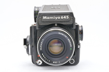Mamiya M645 1000S + MAMIYA-SEKOR C E 70mm F2.8 マミヤ 中判フィルムカメラ レンズ_画像1