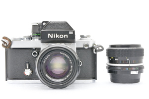 Nikon F2 フォトミック 731万台 + 非AI 50mm F1.4 +28mm F3.5 ニコン フィルムカメラ ジャンク