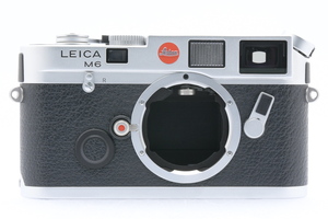 LEICA M6 シルバー ボディ ライカ レンジファインダー フィルムカメラ 純正ストラップ付