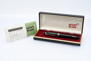 箱付良品 MONTBLANC MEISTERSTUCK No.146 ペン先 14C M モンブラン マイスターシュテック 吸入式 万年筆 ■22927