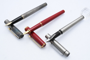 PILOT SHEAFER SAILOR パイロット シェーファー セーラー 14K 万年筆3本セット ■22922