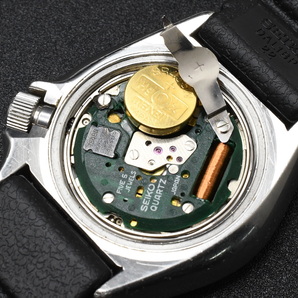 ジャンク SEIKO 150m Ref:7548-700B クォーツ セイコー ダイバー デイデイト ペプシベゼル 腕時計の画像7