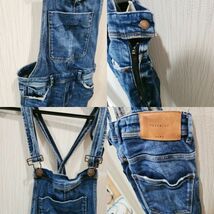 ZARA XS ザラ TRAFALUC つなぎ サロペット デニム_画像2