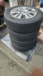 バリ溝！日産 セレナ 純正 スチール (C25.C26.C27) 195/65R15 91T スタッドレス DUNLOP WINTER MA XX　4本セット　即決価格！