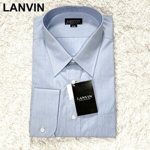 未使用 定価1万 LANVIN ランバン コレクション カッターシャツ ワイシャツ 45-82 メンズ B32418-102