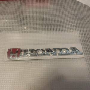 HONDA エンブレム メッキシルバー 横12cm×縦2cm