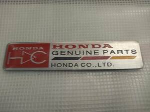 【送料無料】HONDA（ホンダ）エンブレムプレート 縦2.8cm×横12㎝　ムゲン　