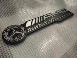 Mercedes AMG(メルセデスAMG)　エンブレム　縦3.5cm×横16.2cm×厚4ｍｍ アルミ製　送料無料　① メルセデスベンツ