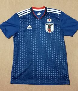 USED 日本代表　メンズＬ　 adidas アディダス レプリカ 背番号無し 半袖 ユニフォーム