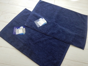  новый товар * сделано в Японии * серебряный ион * антибактериальный * дезодорация * compact размер * коврик для ванной 2 листов * темно-синий *