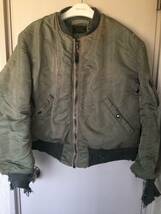 初期50's米軍実物 MA-1黒タグU.S.AIR FORCE Bタイプ USA製オリジナルSize L/検ARMYNAVY入手困難ヴィンテージA-2 N-1 N-3B バズリクソンズ_画像1