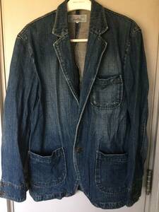 美品◎Levi'sリーバイス　デニムジャケット　テーラードジャケットSize L/検70's濃紺スーツ良好80'sヴィンテージカバーオール色落ち