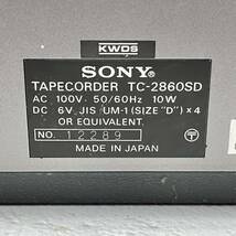 ★【レア　当時物】ソニー　Sony　TC-2860SD　カセット　レコーダー (管0027)_画像10