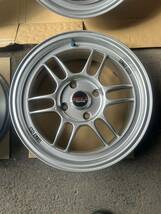 【送料5500円】【軽量】【4本】ENKEI エンケイ RPF1 16×7J +43 114.3 4穴　アルミホイール_画像2