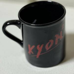 小泉今日子 kyon2 キョンキョン マグカップ yamano music 山野楽器 陶器製 黒 