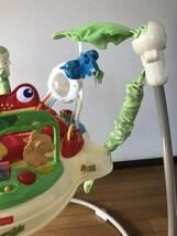 ★美品★ フィッシャープライス【 Fisher- Price 】レインフォレスト ジャンパルー Jumperoo 適応体重:12kg以下 スポーツ 知育用具 英語_画像3