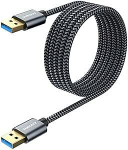 USB 3.0 ケーブル 2M SUNGUY USB ケーブル タイプAオス- タイプAオス 最大5Gbps高速データ転送 USB