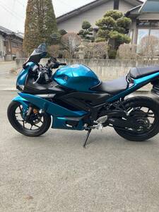 美車　綺麗なYZF-R25 走行少距離11300Km 書類あります　RG43J ABS付き　　　　　　安心のノーマル　信頼の倒立フォーク　　　　　　R2年