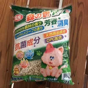 [ new goods unused ] earth pet cat sand comfort . forest. fragrance W( double ) 7L