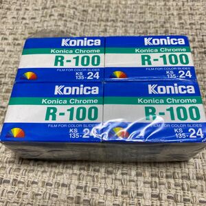 Konicachrome R-100 24枚撮り4個セット期限切れ2000.9 Konica