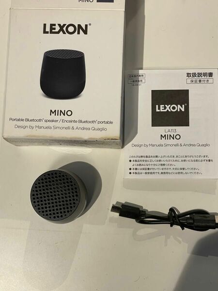 LEXON MINO Bluetooth スピーカー　黒