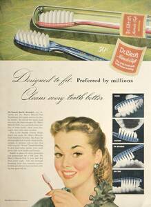 稀少！1946年Dr.West`s広告/歯ブラシ/歯磨き/デンタル/15