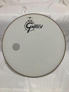 【GRETSCH】バスドラム ヘッド 22インチ