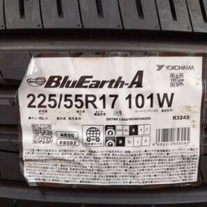 ★未使用・YOKOHAMA BluEarth-A（ブルーアース・エース）２２５/５５R１７/１０１W★４本セット★の画像2